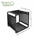 thumbnail image 6 of Evideco Smart Kube Stackable Bathroom Shelf Organizers with Hardware, Black, 6 of 11