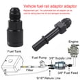 thumbnail image 3 of sweethay Conector de adaptador de riel de combustible de coche, convertidor de camión de vehículo de automóvil Universal profesional, piezas Vehículos, repuestos y accesorios Mis AN6 a 3/8, 3 of 6
