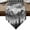 Black, variant on Dark Purple Forest Table Runner Linen Burlap Table Runner 48 Inches Long Watercolor Clouds Trees Mountain Dresser Scarves for Kitchen Island Coffee Dining Room Party Wedding Holiday Decor 13"x48"