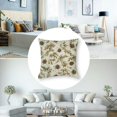 thumbnail image 5 of BANET  Pinecone Decorative Throw Pillow Case Pack of 2, Scenery Illustration of Hand Painted Pine Tree Branches and Sepia Cone, Couch Bedroom Living Room Cushion Cover, Pale Sage Green 24x24in, 5 of 7