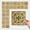 Green, variant on 24-Piece European-Style Tile Stickers - 4×4 Inch Self-Adhesive Decorative Stickers for Bathroom, Kitchen, Floor, and Wall