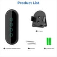 thumbnail image 2 of Smart Home 433 Mhz 4 Teclas Ev1527 Tecla de Codificación Interruptor de Control Remoto Transmisor Control Remoto Inalámbrico, 2 of 10