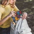 thumbnail image 5 of FORMRS 13-13.3 inch Laptop Sleeve Case Soft Carrying Quilted Computer Bag Cover, Bright Colorful Flowers Pattern, 5 of 7