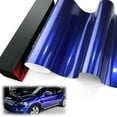 thumbnail image 1 of PET Liner Vinyl Super Gloss Metallic Blue Berry Automotive Wrap Car Vehicle Bubble Free Air Release, 1 of 8