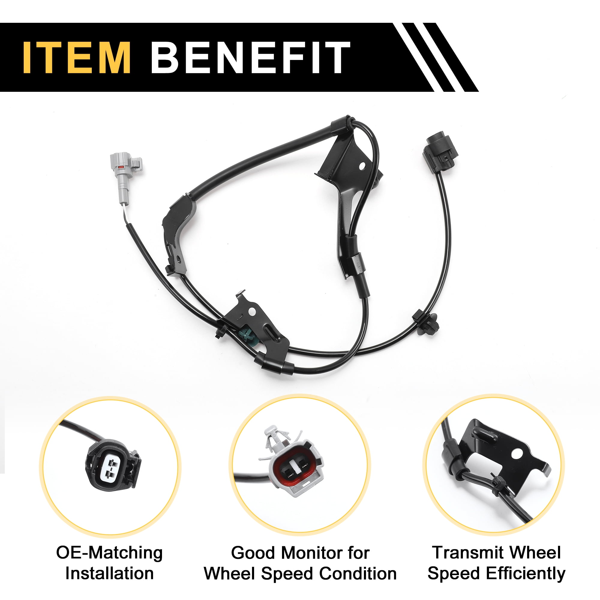 Unique Bargains 8951604040 ABS Wheel Speed Sensor for Toyota Tacoma 2005-2015