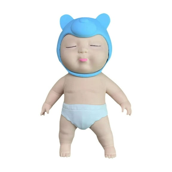 Tarmeek Baby Dolls Toys for Toddlers,Squeeze Stress Doll Toys,Cute Little Baby Doll Fidget Toys,Stress Relief Sensory Toys for Kids Birthday Christmas Gifts for Kids Age2 3 4 5 Years Old