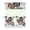 White-1033, variant on Boho Kitchen Curtains for Windows – Rustic Tribal Floral Print Cafe Curtains, Vintage Bohemian Geometric Panels for Home Décor