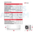 thumbnail image 2 of Aire Minisplit 220v Mirage Life 12 Solo Frío 2 Toneladas 24000 BTU CLF261D, 2 of 3