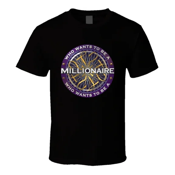 VINTAGE Who Wants To Be A Millionaire Game Show Fan T Shirt