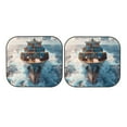 thumbnail image 7 of Haiem Cargo Ship At Sea Car Windshield Sun Shade (2 Pieces) Foldable Windshield Sun Shade Car Accessories for Truck SUV Pickup-Large, 7 of 7