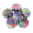 thumbnail image 2 of Washable Ink Pad, Petal Shape 6 Pcs Ink  Pad Strong Coverage DIY Rubber 8 Metal Colors  For Dogs, 2 of 8