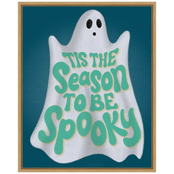 Amanti Art Hometown Halloween VII Framed Canvas Wall Art Print