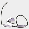 thumbnail image 5 of 3 Pairs of Gradient Brown BIFOCAL Reading Glasses 3.5 Half Frame Sunglasses Men Women Anti-Blue Light Presbyopia Glasses Outdoor Fishing Flexible Readers +3.50, 5 of 5