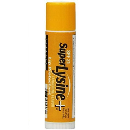 Health Super Lysine Plus Tangerine Coldstick, 5 Gram, Lip protector and cold sore treatment By
