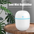 thumbnail image 3 of 220mL Mist Humidifier Diffuser LED Colorful Quiet Car Humidifier Essential Oil Diffuser Top Fill Humidifier for Bedroom USB Powered Home Humidifier, 3 of 6