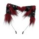 thumbnail image 3 of Diadema con orejas de gato para Halloween, accesorio decorativo de moda para mascaradas Rojo Negro, 3 of 8