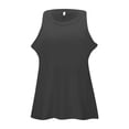 thumbnail image 4 of Racerback Tank Tops for Women Womens Tank Tops Loose Fit Cotton Racerback Tank Tops Sport Tank Tops High Neck Workout Tank Tops Womens Athletic Tank Tops Loose Fit Gray 2XL, 4 of 5