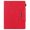 Red, variant on TECH CIRCLE for Apple iPad Pro 13-Inch M4 Case 2024, PU Leather Folio Case with Auto Sleep Wake & Stand Function, Built-in Pencil Loop & Card Slots & Pocket, Protective Durable Slim Cover, Red