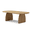 Natural Wood, variant on Tcbosik 47" Oval Coffee Table, Mid Century Modern Center Table for Living Room, Natural Wood