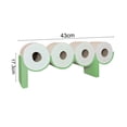 thumbnail image 6 of Dserhfy Poop Toilet Paper Holder Decorative Toilet Paper Dispenser Toilet Roll Holder Holds 4 Rolls for Bathroom Decor Housewarming Gift, 6 of 8