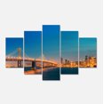 thumbnail image 2 of Paysage Urbain Illuminé de San Francisco - Impression sur Toile, 2 of 3