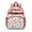 Red-35, variant on Hand-drawn Dog Graphic Students Backpack Cute Pet Illustration with Hearts and Flowers for Student