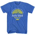thumbnail image 1 of Jaws Clear Skies Royal Heather Adult T-Shirt, 1 of 1