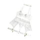 thumbnail image 2 of Conjunto de ropa interior para mujer, bralette transparente para cosplay, lencería de malla para boda. Blanco M, 2 of 9