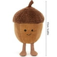 thumbnail image 3 of Jellycat Nut Stuffed Plushies, 6.6 Inches | Jellycat Dessert Series Plush Toy | Classic Children's Gift, 3 of 8