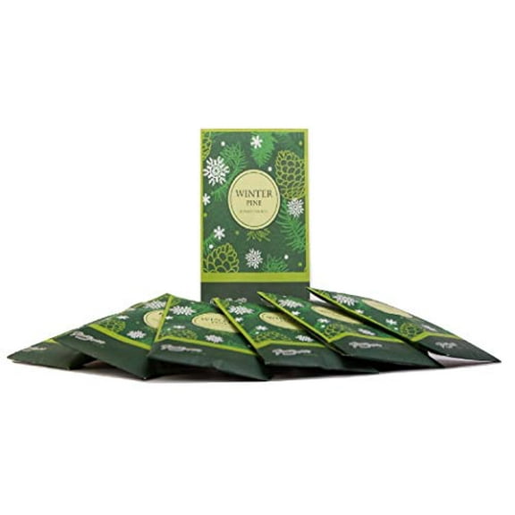 FloralSimplicity 6 Pack of Winter Pine Scented Sachets
