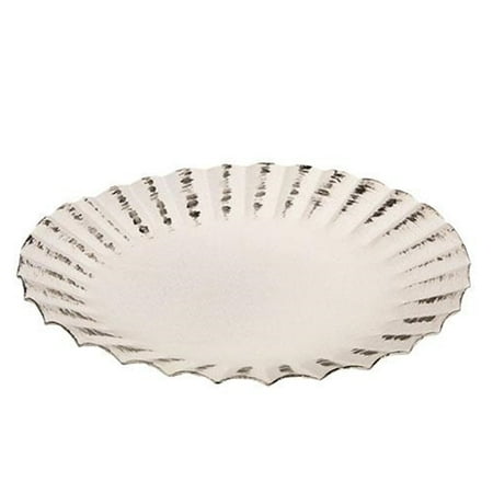 

CWI Gifts Shabby Chic Fluted Candle Pan 4.5