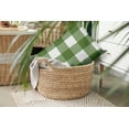 thumbnail image 6 of 20" x 14" Simply Daisy Buffalo Plaid Polyester Indoor/Outdoor Pillow, Scallion Qty 1, 6 of 6