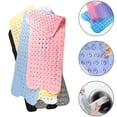 thumbnail image 3 of Anti-Slip Pvc Bath Mats with Sucker Bathroom Carpet Soft Multi-Color 100*40cm Rice White (Yellow), 3 of 5