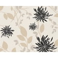 thumbnail image 1 of Hollywood - Graphical Retro Floral Trails Vintage Cream Wallpaper Roll, 1 of 1