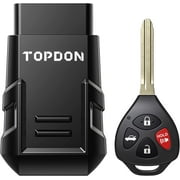 Key Fob Programming Tool TOPDON TOPKEY Car Key Programmer 10 OBD2/EOBD Functions for Toyota Scion Android iOS