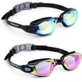 thumbnail image 1 of FYBTO FYBTO Pack de 2 Lunettes de Natation Pas de Fuite Adultes Hommes Femmes Jeunes, 1 of 6