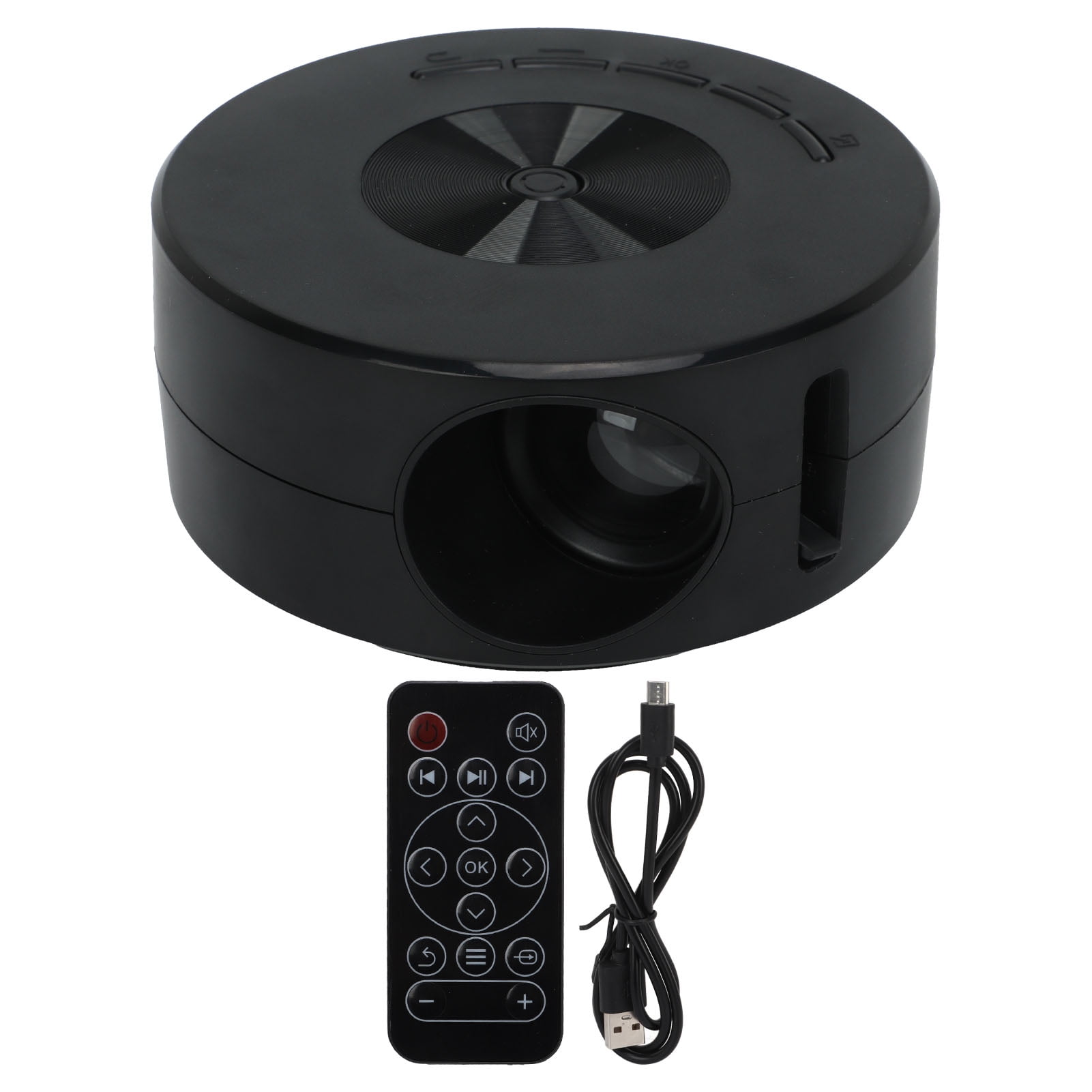 Mini proyector 1920x1080 LED de 14 a 100 pulgadas Control remoto USB ...