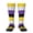 2 Black-2, variant on Womens Non-Binary Pride Flag Knee High Socks Comfy Thermal Boot Long Socks