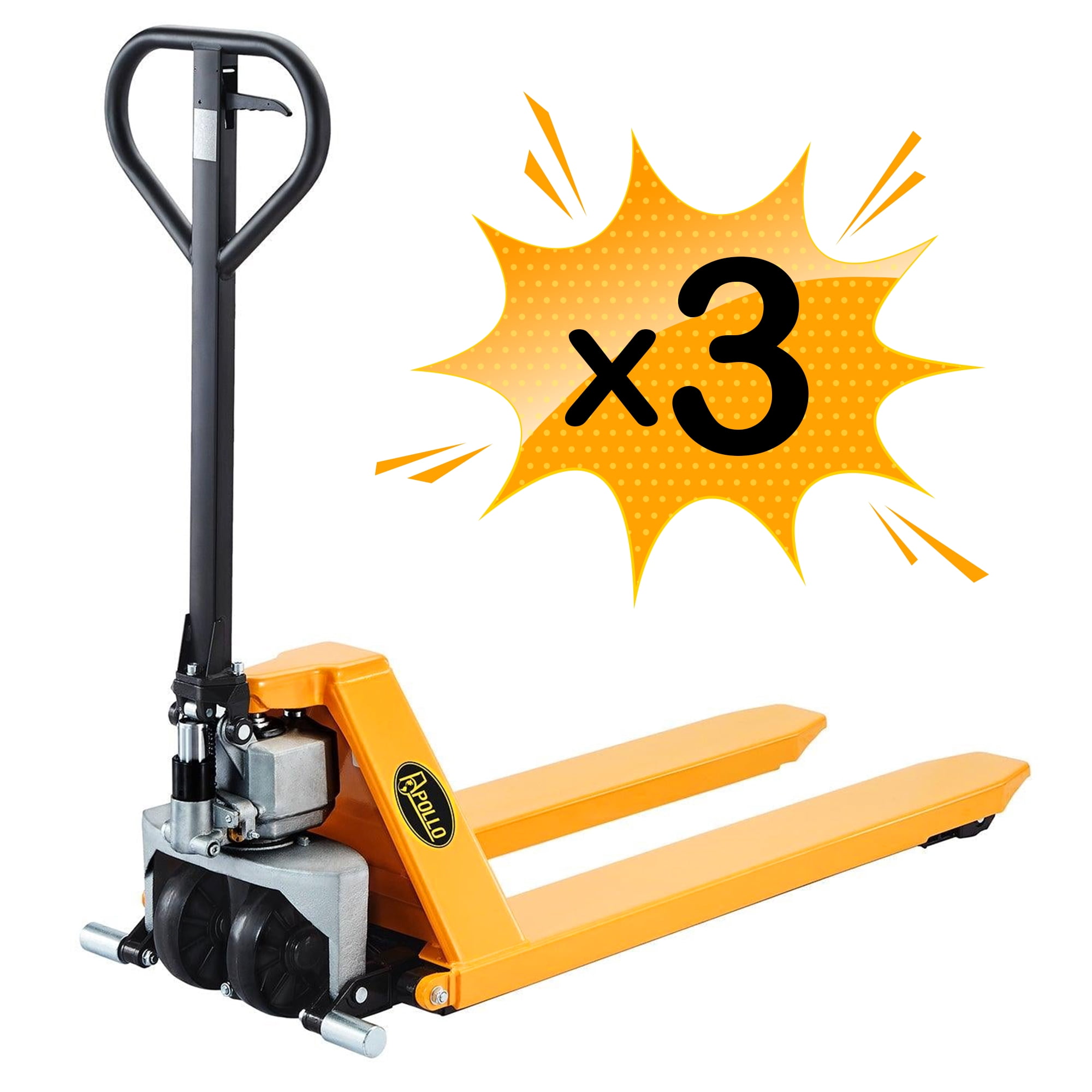 APOLLOLIFT 45x21" Hand Pallet Jack Lift 2200lbs. 31.5'' Raised3PC