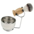thumbnail image 2 of TISHITA Set de Rasage Professionnel pour Hommes Brosse à Barbe + Support en Acier Inoxydable, 2 of 8
