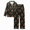 thumbnail image 6 of UAYOTSE Kids Pajamas Set Long Sleeve Button Down Sleepwear Girls Boys Set 2 Pcs Loungewear for 6 15 Years,Sizes 9-10 Years, 6 of 6