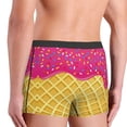 thumbnail image 3 of Goofa Red Ice Cream Printed Men's Boxer Briefs Underwear, Moisture-Wicking Underwear, Trunk,Soft and Breathable Cotton Underwear-Small, 3 of 9