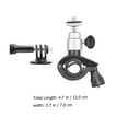 thumbnail image 3 of KONTONTY action camera clamp holder Sports Camera Clamp Black ABS Cushion Protection for Adventure 1 Set, 3 of 7