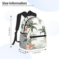 thumbnail image 3 of Goofa Vintage Palm Trees Print Casual Backpack for Women Men,Waterproof High School Bookbag,Lightweight Travel Daypack,Classic College Backpack,Laptob Backpack, 3 of 6