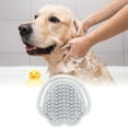 thumbnail image 2 of Unique Bargains 1 Pc Durable Round Head Pet Grooming Bath for Dog for Cat 3.54"x3.54"x0.79" Gray, 2 of 6