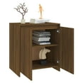 thumbnail image 3 of vidaXL Sideboard Brown Oak 70x41x75 cm Engineered Wood, 3 of 5