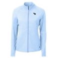 thumbnail image 2 of Women's Cutter & Buck Heather Powder Blue Tennessee Titans Adapt Eco Knit Heather Full-Zip Jacket, 2 of 3