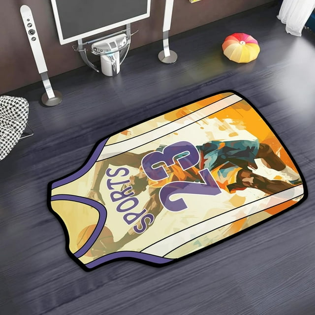 Tapis de Sport de Basketball Apriciti (Violet, 60"x40 Pouces)