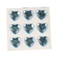 thumbnail image 4 of serony 10 Sheets Rhinestone Stickers Children Hand Acrylic Decals Three-dimensional Student DIY Love Heart Crafts Label Table Party Light Blue, 4 of 7
