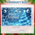 thumbnail image 2 of Blue Christmas Tree Merry Christmas New Year Ornaments Holiday for Winter Celebration Indoor Decor Event Decoration, 2 of 9